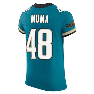 Elite Chad Muma Men's Jacksonville Jaguars Prowler Throwback Vapor F.U.S.E. Jersey - Teal