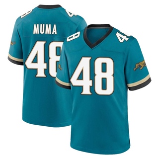 Game Chad Muma Men's Jacksonville Jaguars Prowler Throwback Jersey - Teal