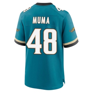 Game Chad Muma Men's Jacksonville Jaguars Prowler Throwback Jersey - Teal