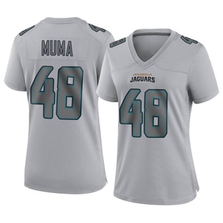 Game Chad Muma Women's Jacksonville Jaguars Atmosphere Fashion Jersey - Gray