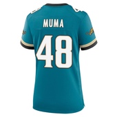 Game Chad Muma Women's Jacksonville Jaguars Prowler Throwback Jersey - Teal