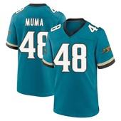 Game Chad Muma Youth Jacksonville Jaguars Prowler Throwback Jersey - Teal