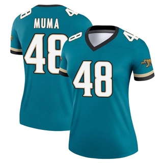 Legend Chad Muma Women's Jacksonville Jaguars Prowler Throwback Jersey - Teal