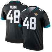 Legend Chad Muma Youth Jacksonville Jaguars Jersey - Black