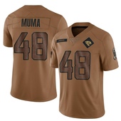 Limited Chad Muma Men's Jacksonville Jaguars 2023 Salute To Service Jersey - Brown