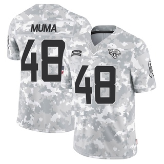 Limited Chad Muma Men's Jacksonville Jaguars 2024 Salute to Service Jersey - Arctic Camo