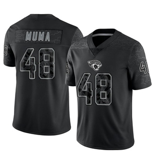 Limited Chad Muma Men's Jacksonville Jaguars Reflective Jersey - Black