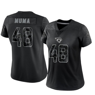 Limited Chad Muma Women's Jacksonville Jaguars Reflective Jersey - Black